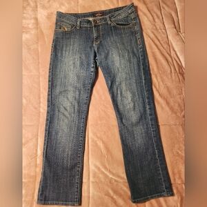 Jordache Y2K Bootcut Jeans | Embroidered Back Pockets | Medium Wash Size 29/8